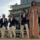 Gladys Knight and the Pips perform aboard the aircraft carrier USS Ranger: William “Red” Guest, Edward Patten, Merald “Bubba” Knight and Gladys Knight.
U.S. Department of Defense via Wikimedia Commons